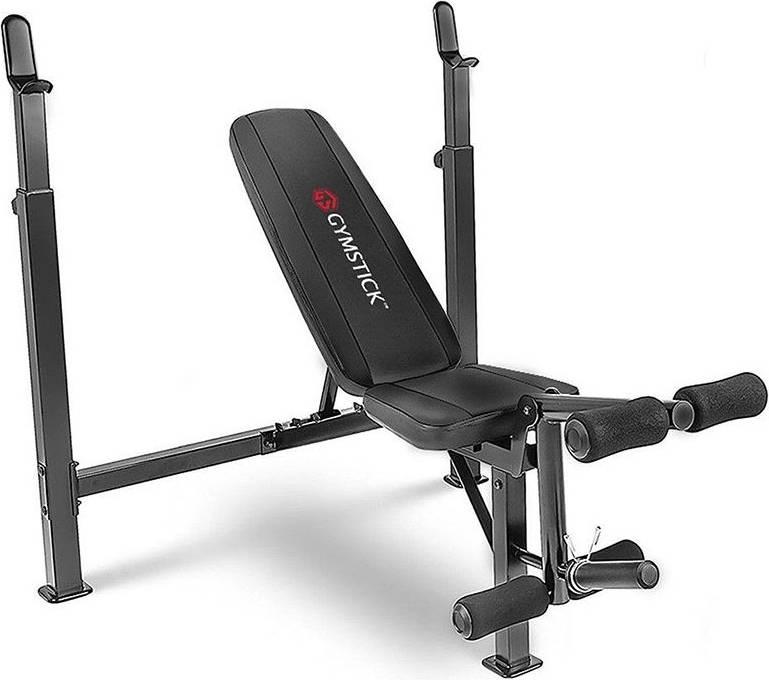 Gymstick Weight Bench WB6.0, Träningsbänk med skivstångsställning