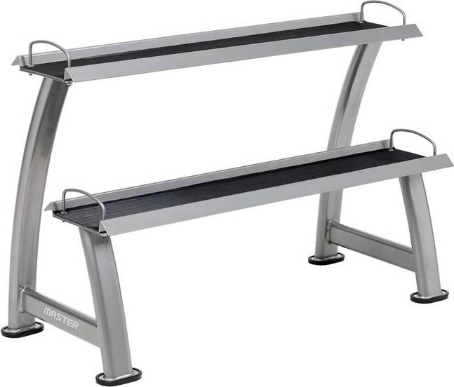 Master Fitness Kettlebell Rack Silver