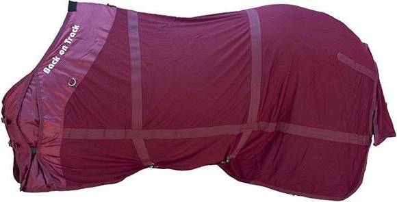 Back On Track Mesh Blanket - Burgundy