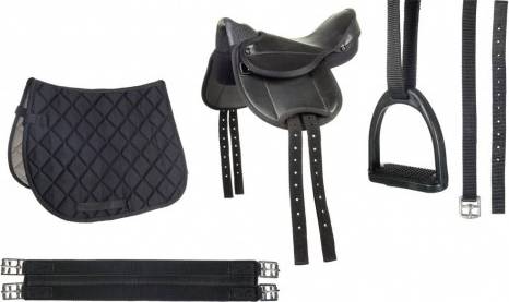 HKM Pony Saddle Shetland Set