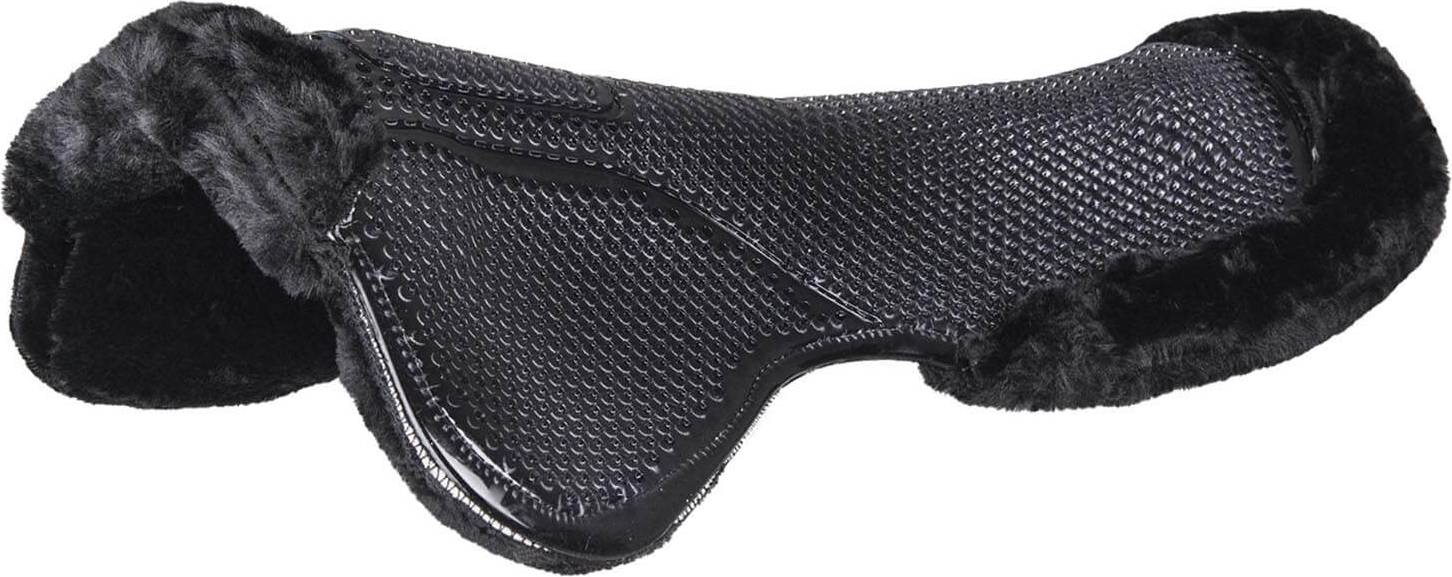 Waldhausen Gelpad mit Synthetik-Fell Schwarz