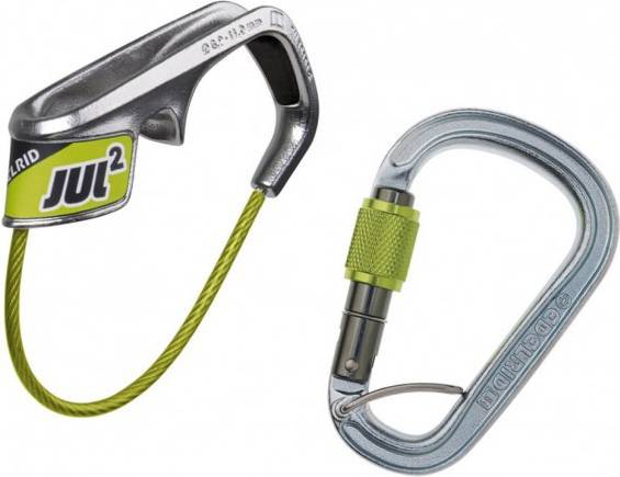 Edelrid Jul 2 Belay Kit Steel Bruce