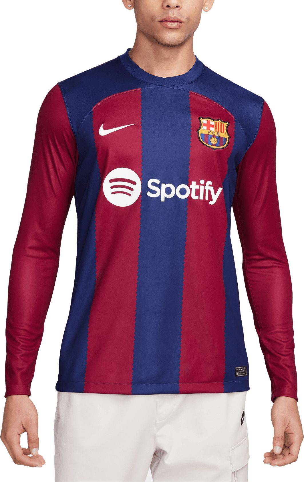 Nike Barcelona Home Shirt 2023/24 Long Sleeve