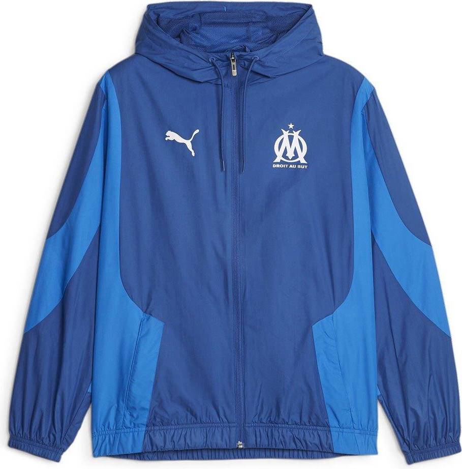 Puma Olympique Marseille Uppvärmningsjacka Herr, Blue