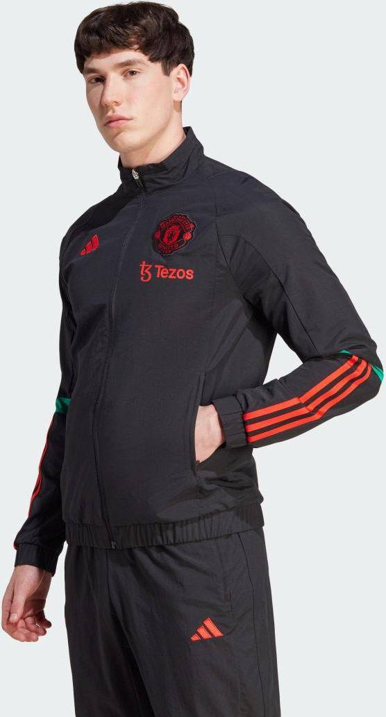 adidas Manchester United Tiro 23 Uppvärmningsjacka Black