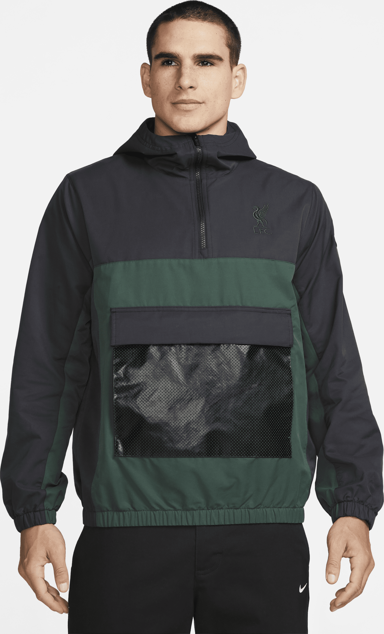 Nike Liverpool Tonal Anorak Dark Green