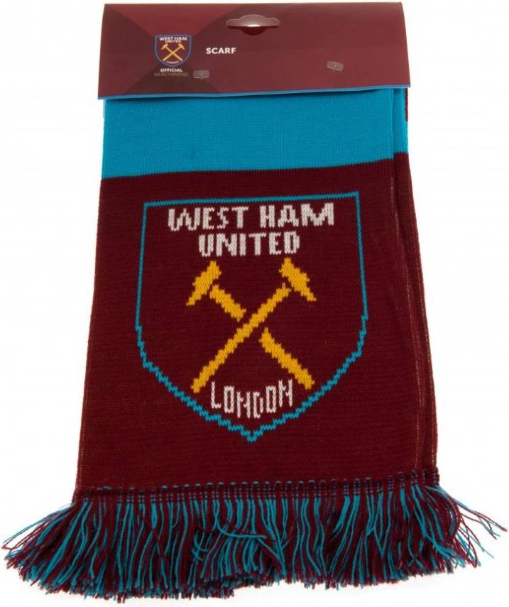 West Ham Jacquard Bar Scarf