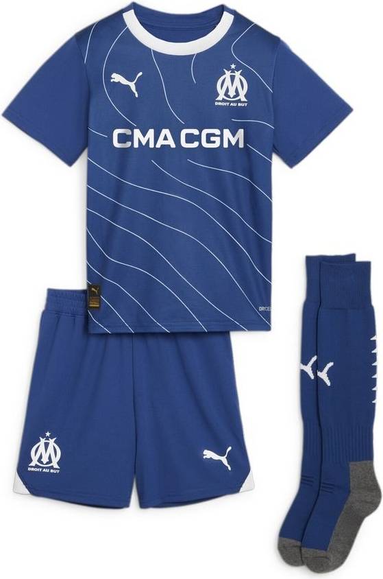 Puma Olympique De Marseille 23/24 Away Minikit Blå