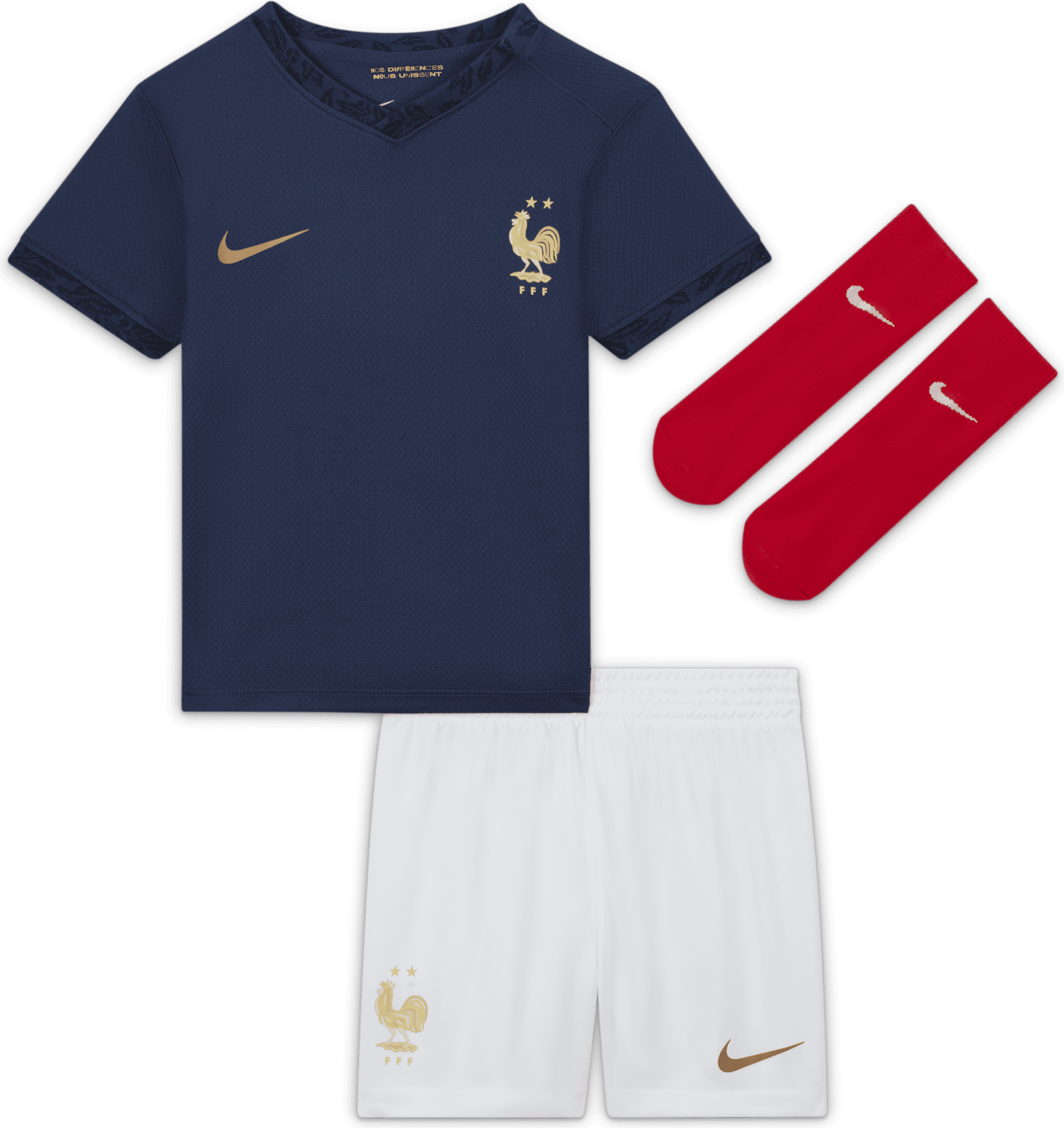Nike France Home Stadium Kit 2022 Infants