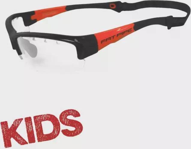 Fatpipe Protective Ew Kids Innebandytillbehör Black/Orange ONE SIZE