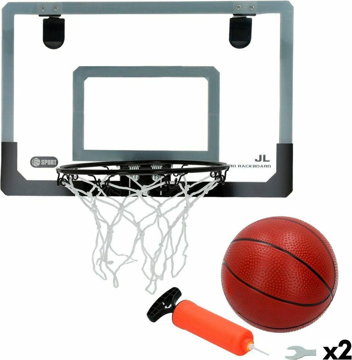 Colorbaby Basketballkurv Sport 45,5 x 30,5 x 41 cm 2 enheder