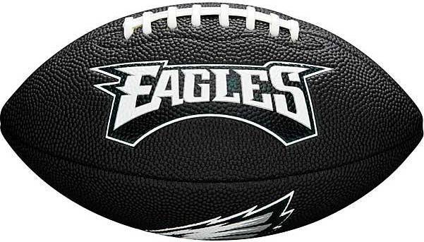 Wilson NFL TEAM SOFT TOUCH FOOTBALL PHILADELHIA EAGLES, Black