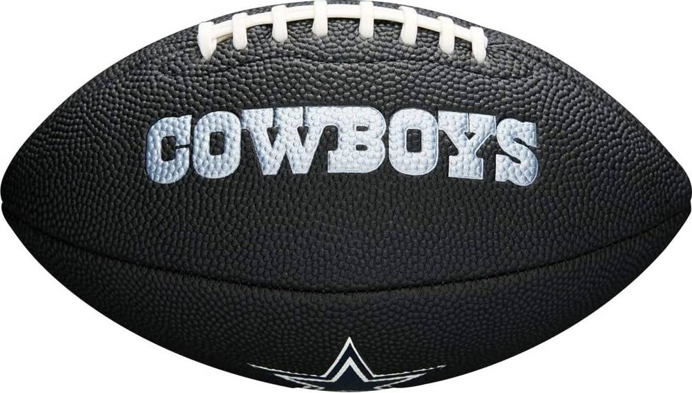 Wilson NFL Team Soft Touch Football Dallas Cowboys Black