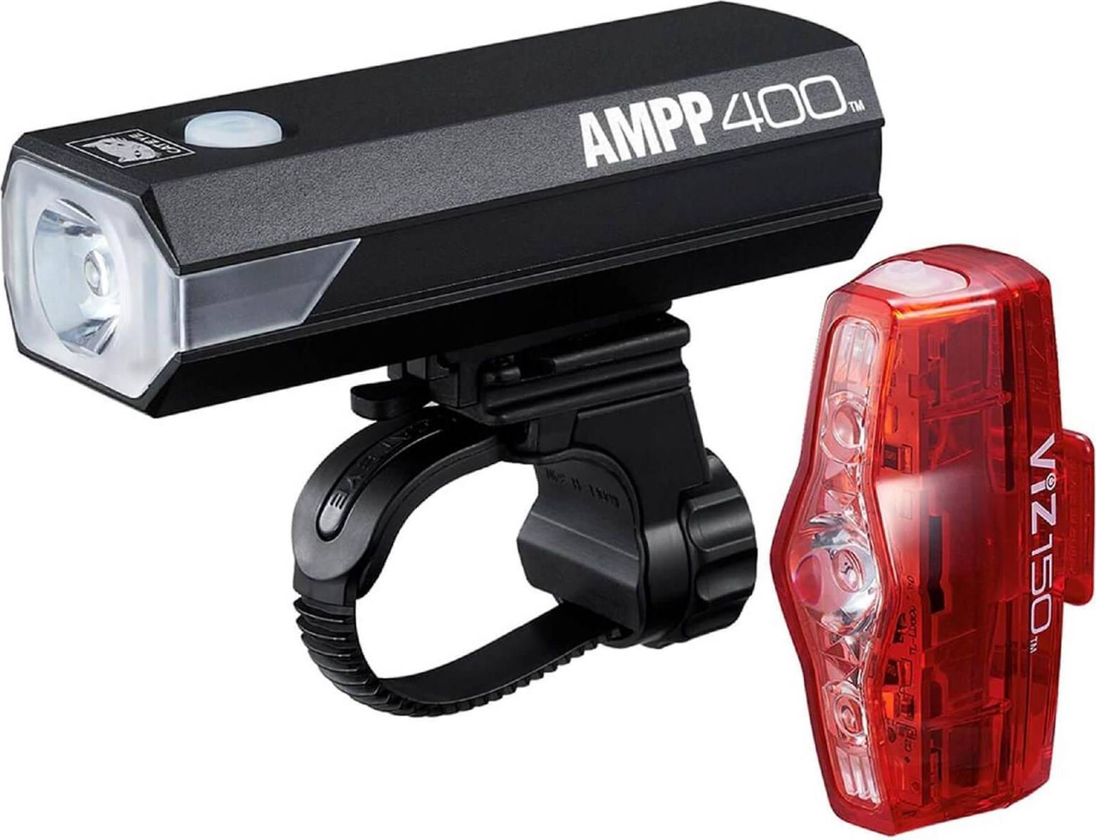 Cateye AMPP 400 Viz 150 Light Set