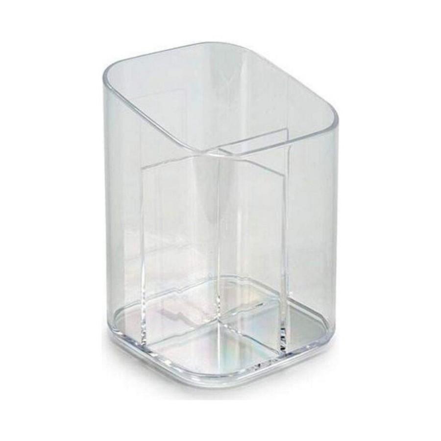 BigBuy Home Sminkorganisatören Transparent PVC (9 x 12,5 x 9 cm)