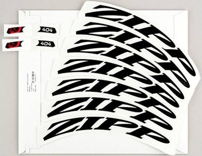 Zipp 404 Sorte Dekaler