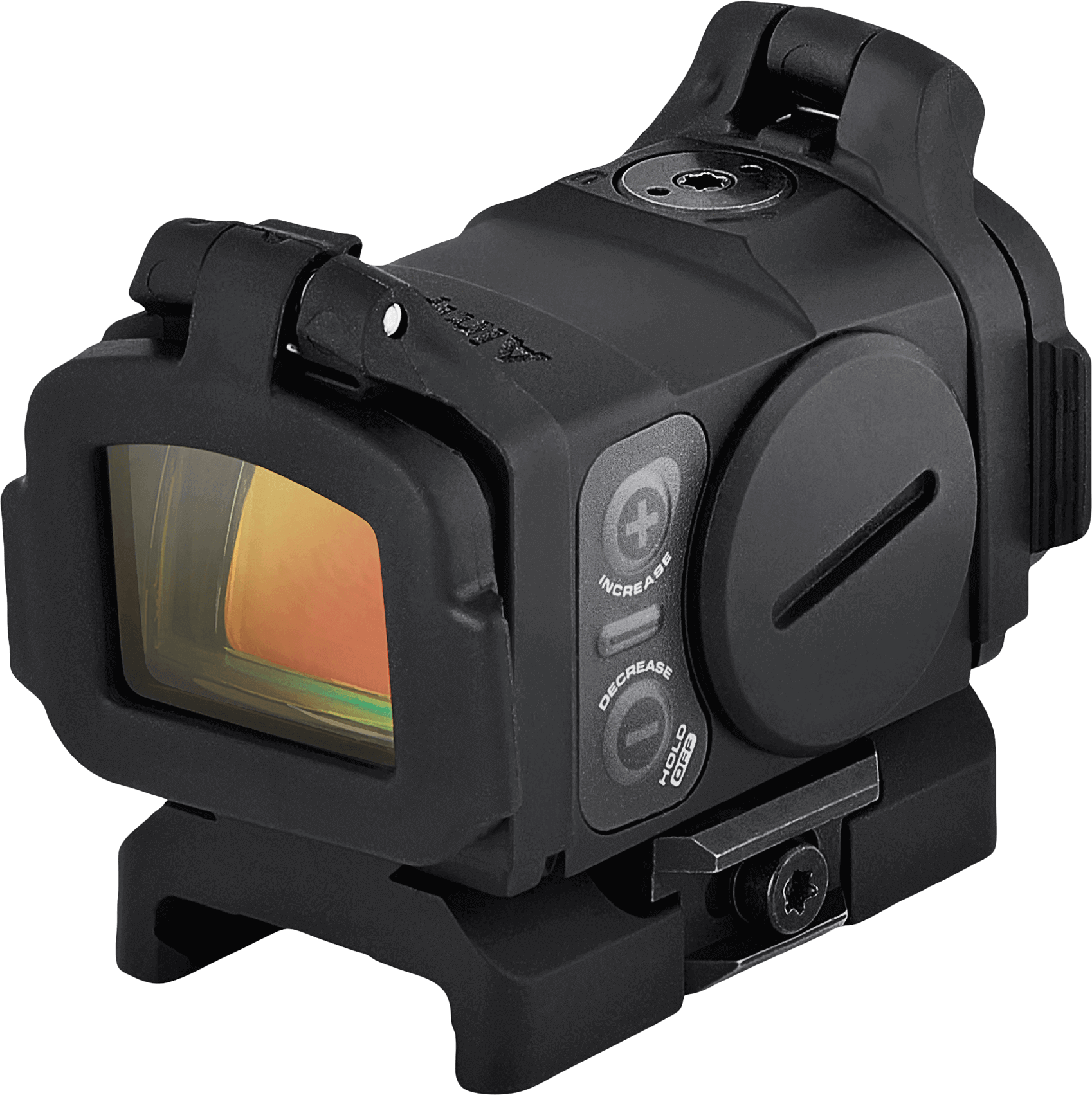 Aimpoint Acro C-2 med weaverfäste och flip up