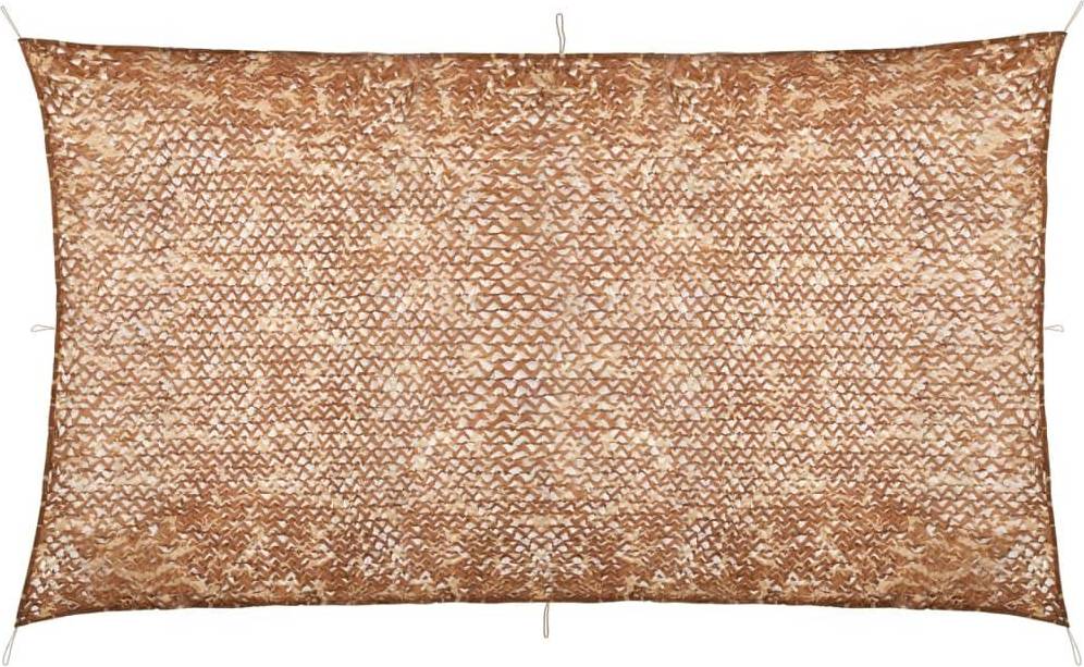 vidaXL Kamouflagenät med förvaringsväska 3x8 beige