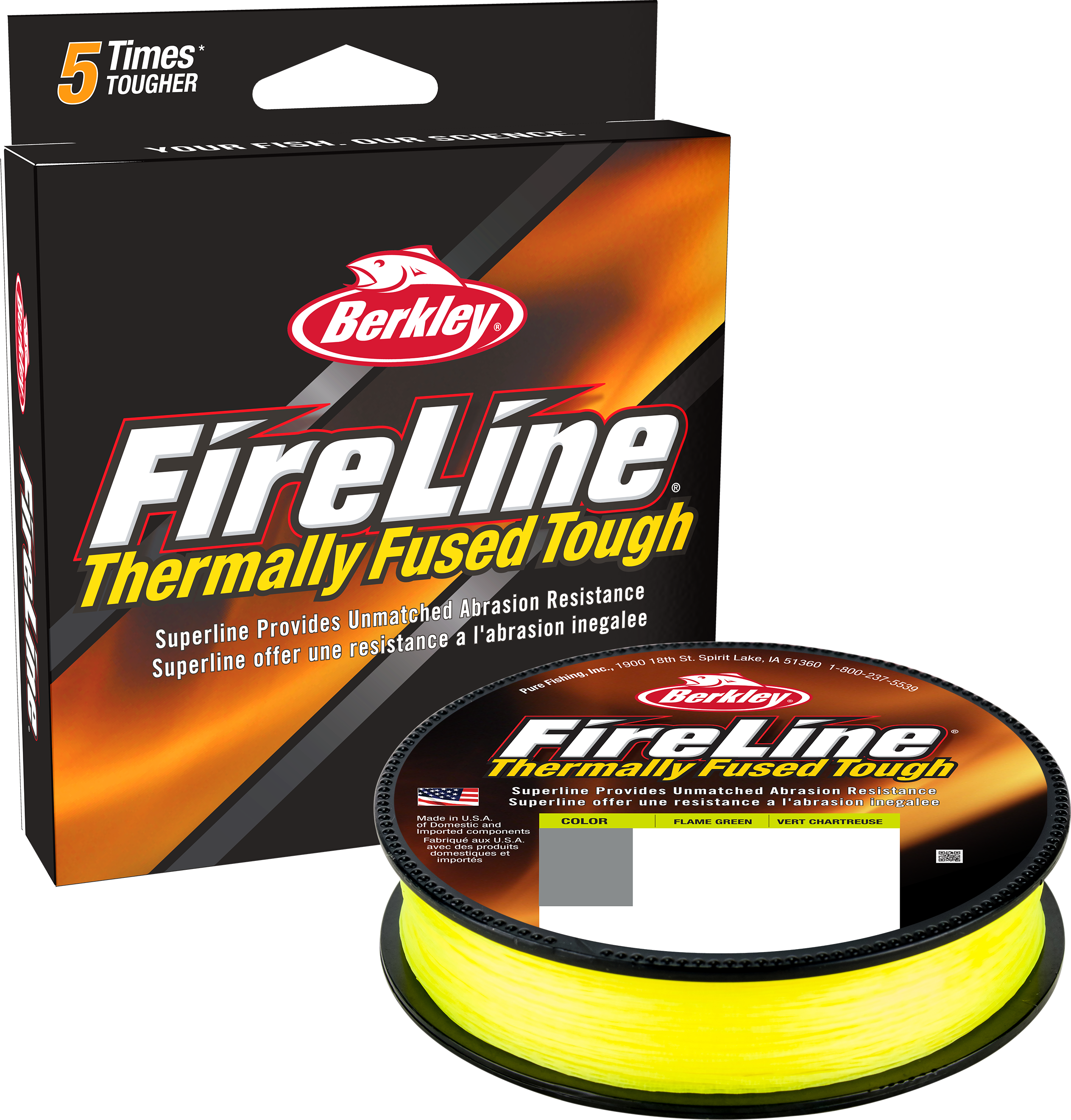 Berkley Fireline 150m Flame Green