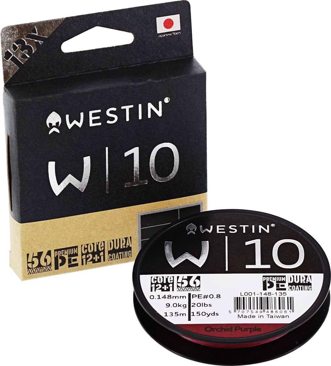 Westin W10 13 Braid Orchid Purple 135m 0,305mm 28,9kg