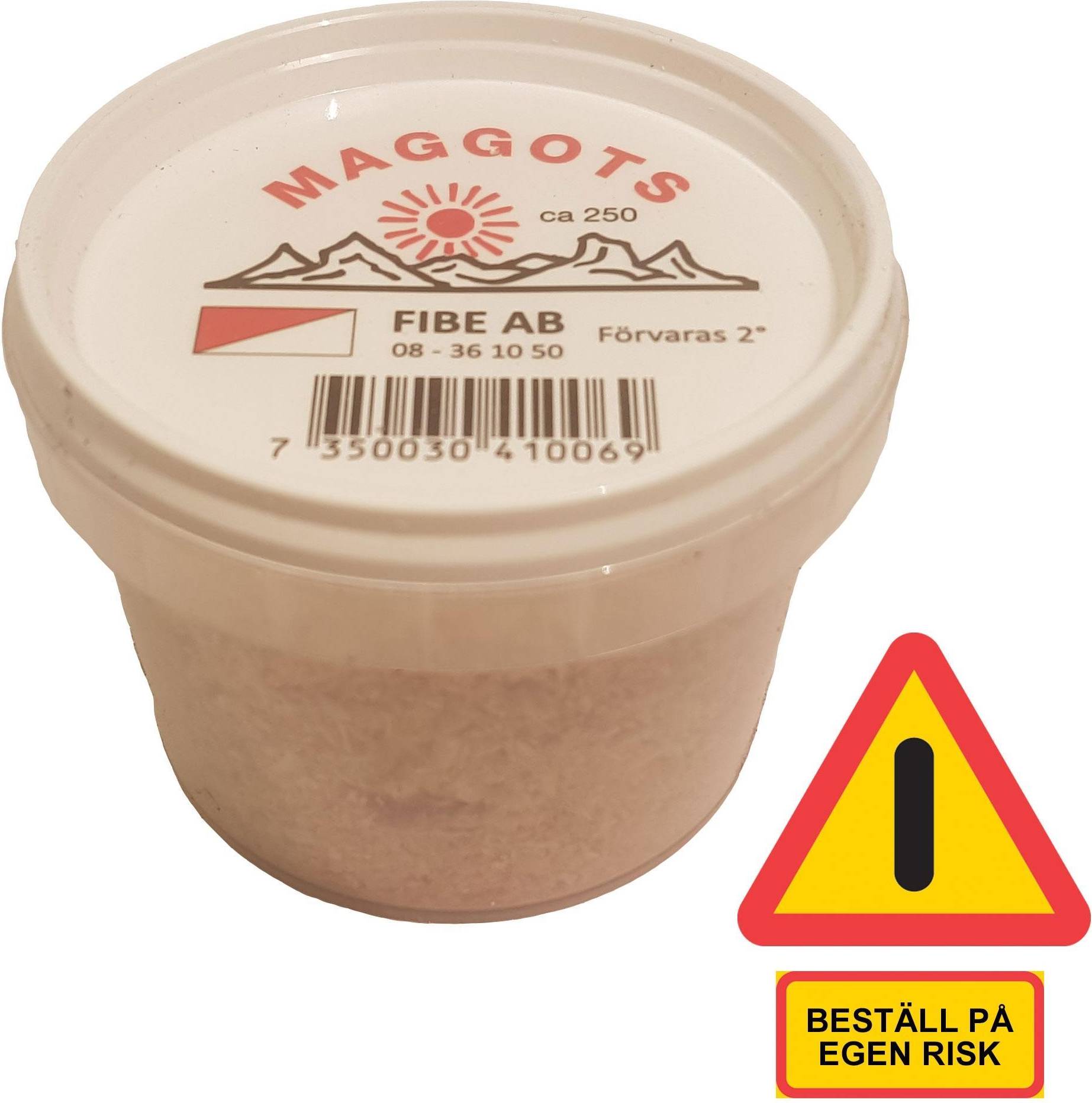 Fibe Levande maggots till isfisket