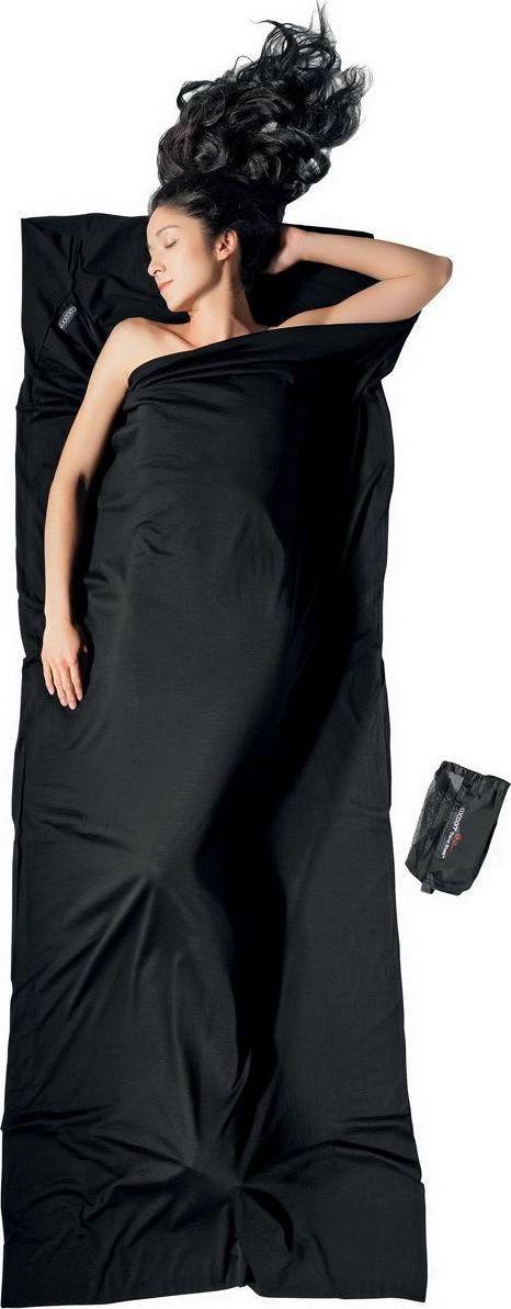 Cocoon Travel Sheet Merino Wool Black Svart OneSize