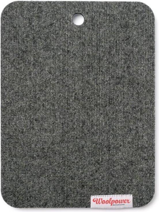 Woolpower Sit pad, Recycled Grey, Mini Tillverkad av återvunnen merinoull från spillmaterial