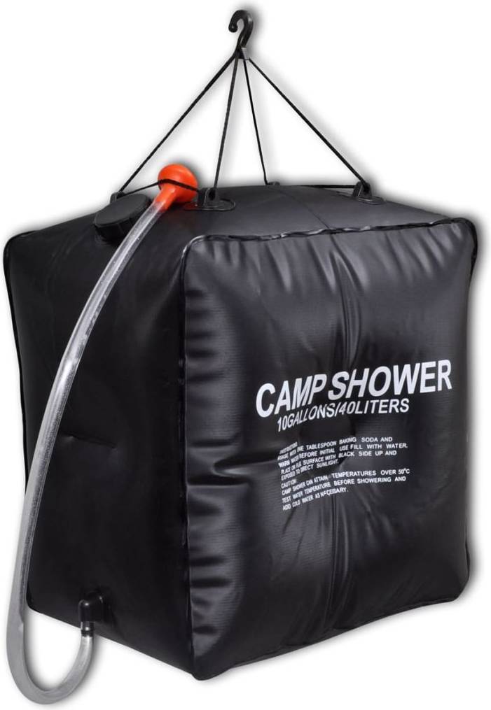 vidaXL Solar Powered Camping Shower 40L