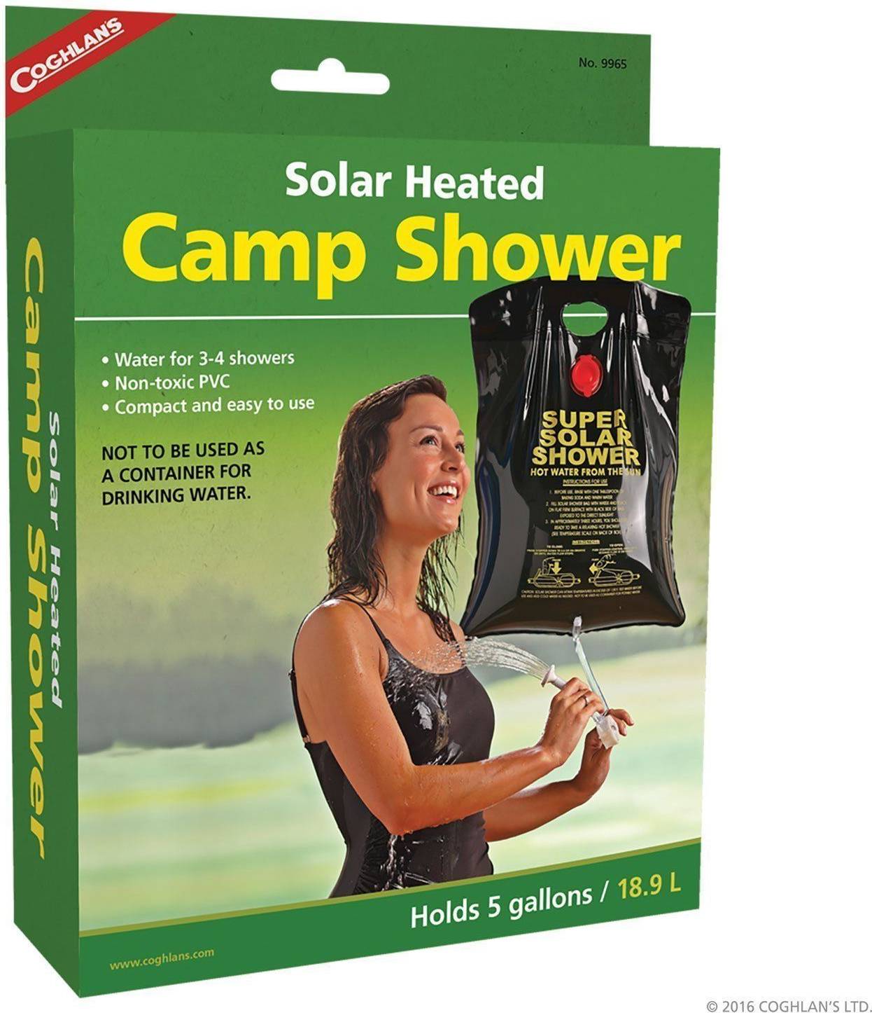 Coghlan's Solar Heated Camp Shower 18.9L