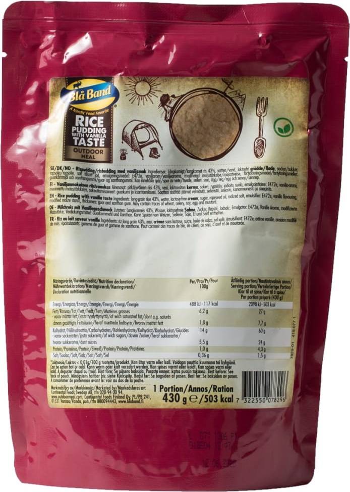 Blå Band Rice Pudding with Vanilla Taste 430g