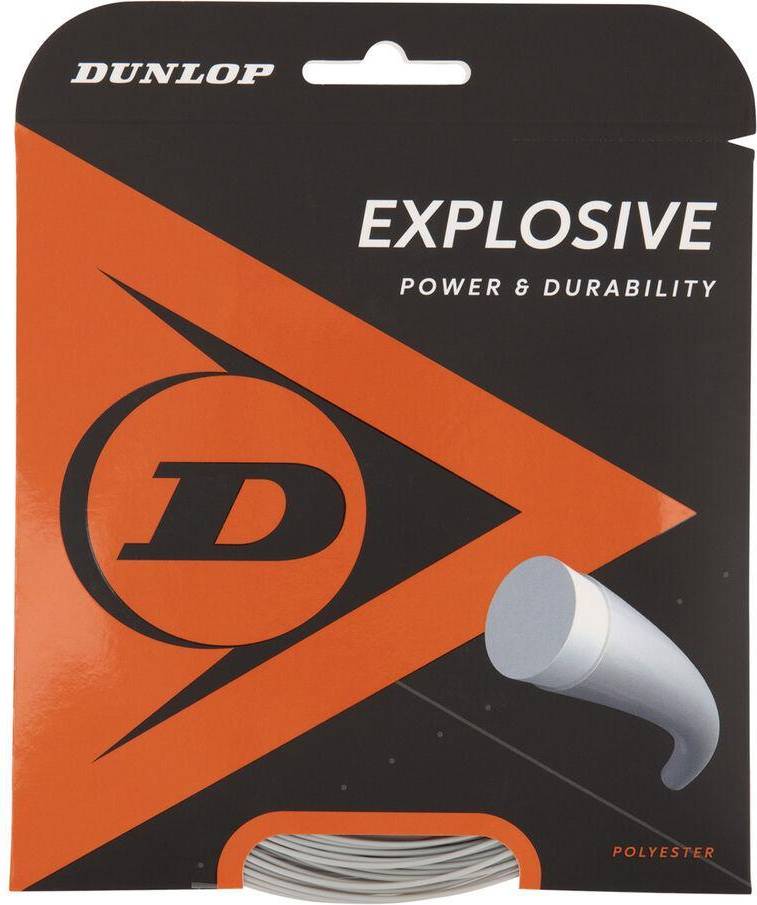 Dunlop D Tac Explosive Set Silver Tennis Strängar Silver Storlek 1.30