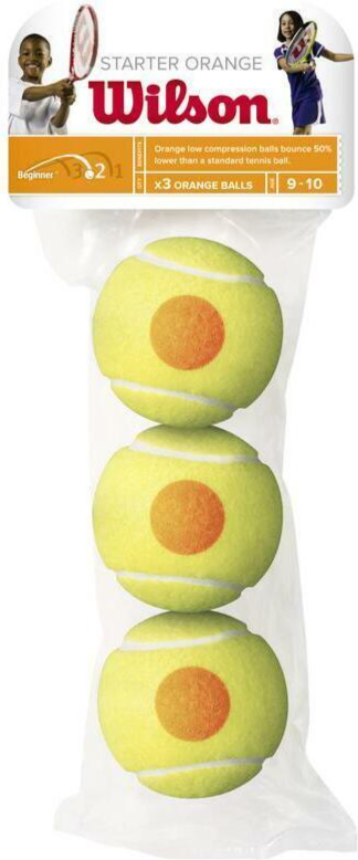 Wilson Starter Orange - 3 bollar
