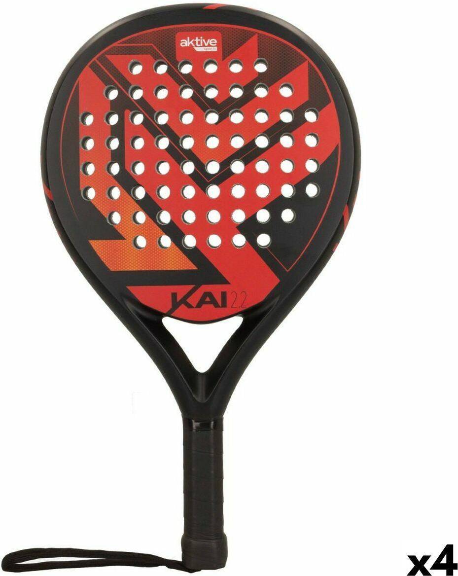 Aktive Squashracket Svart/Röd 4 antal