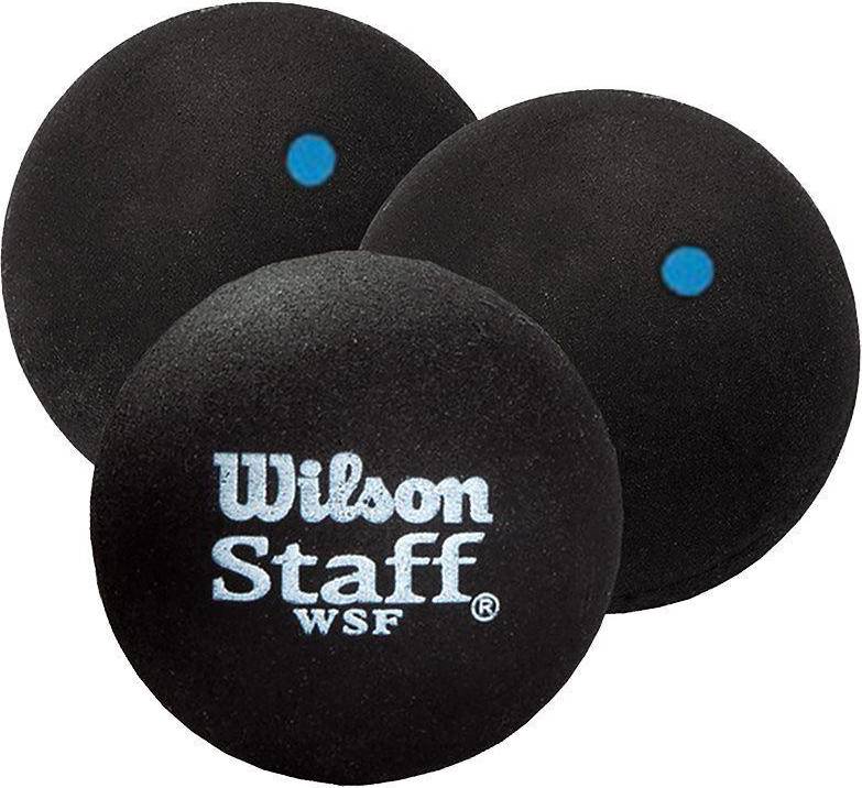 Wilson Staff Squash Ball Blue Dot, Squashbollar