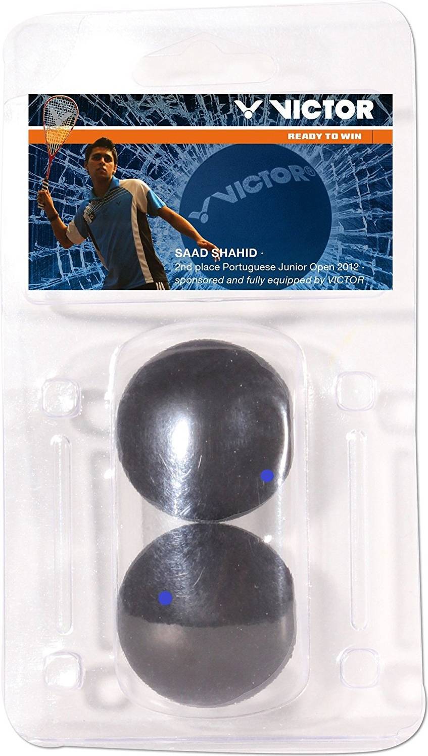 Victor 170/2/0 Squash Ball Blister 2-pack