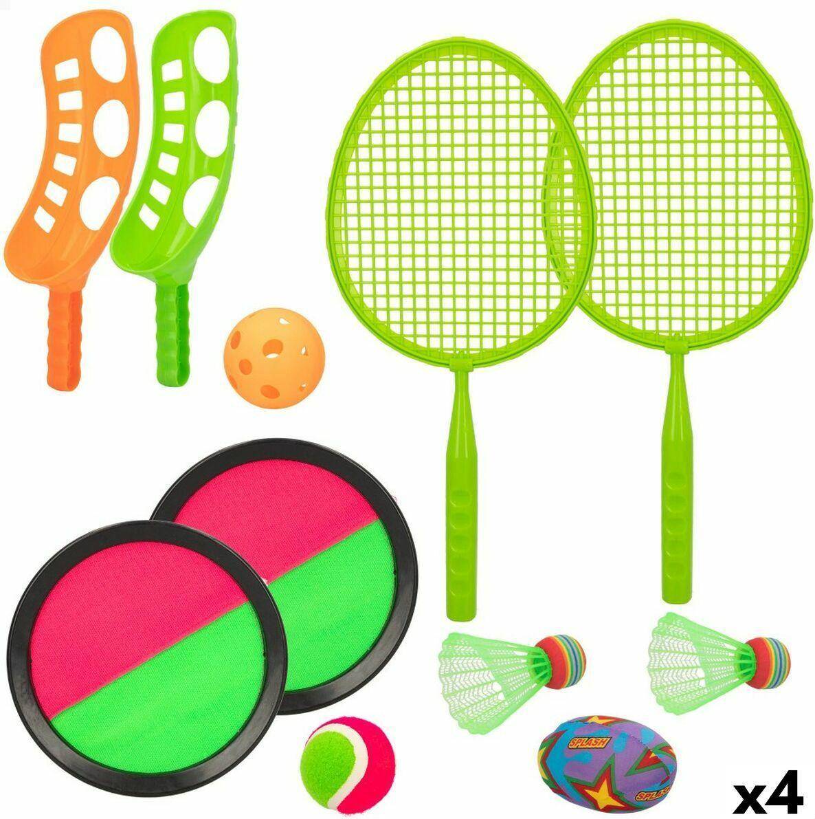 Colorbaby Racket-set Extern 4-i-1 20 antal