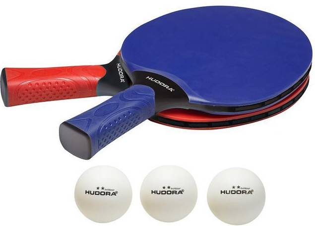 Hudora Tischtennisset OUTDOOR 6-teilig