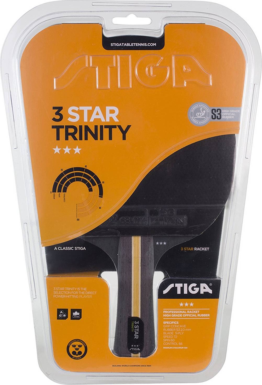 STIGA Sports Trinity 3 Star