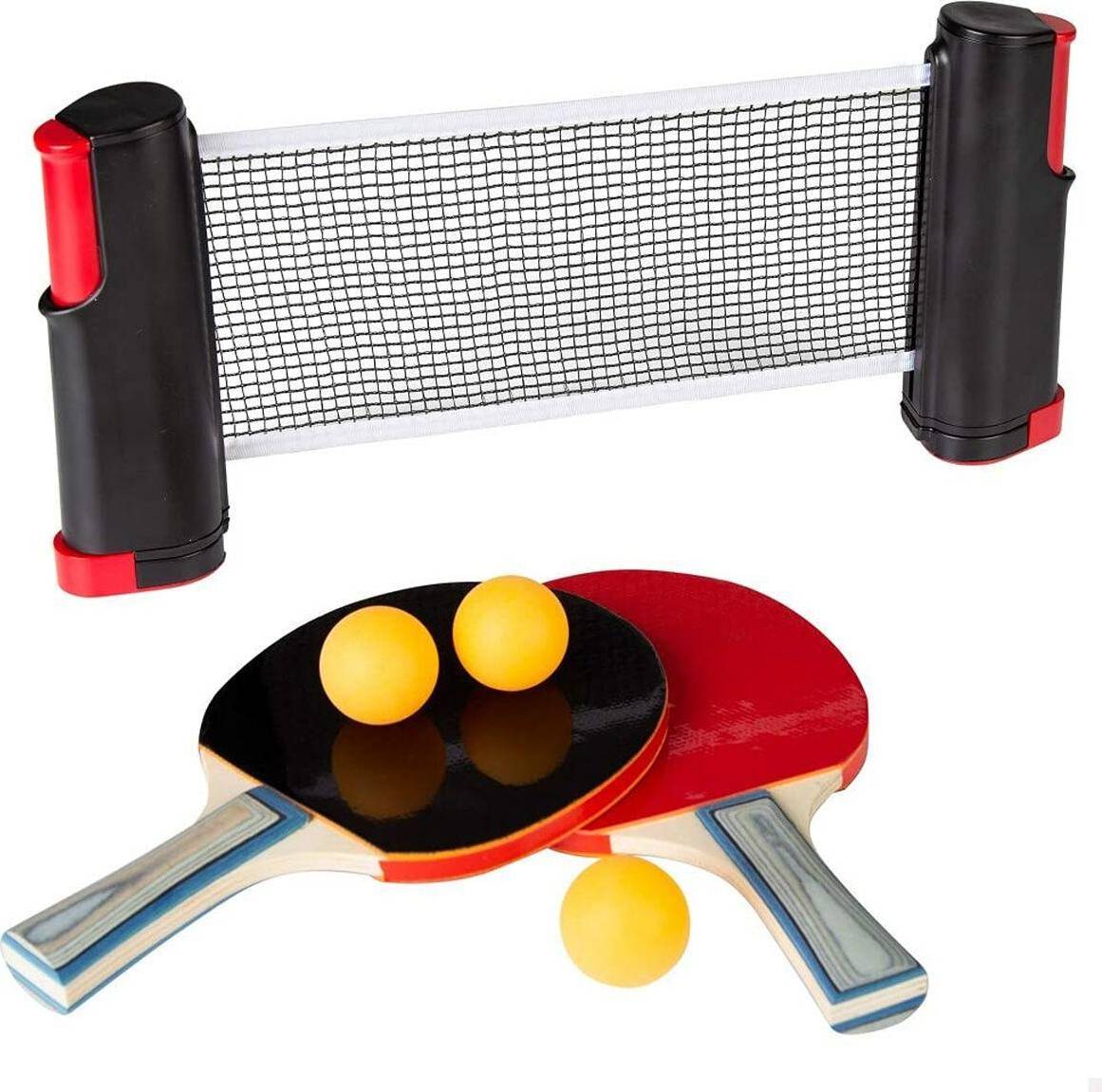 Aktive Ping Pong Set nät Colorbaby Indragbar