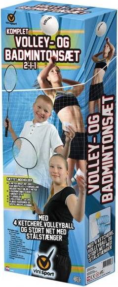 Vini Sport 2I1 Volley Badminton Set