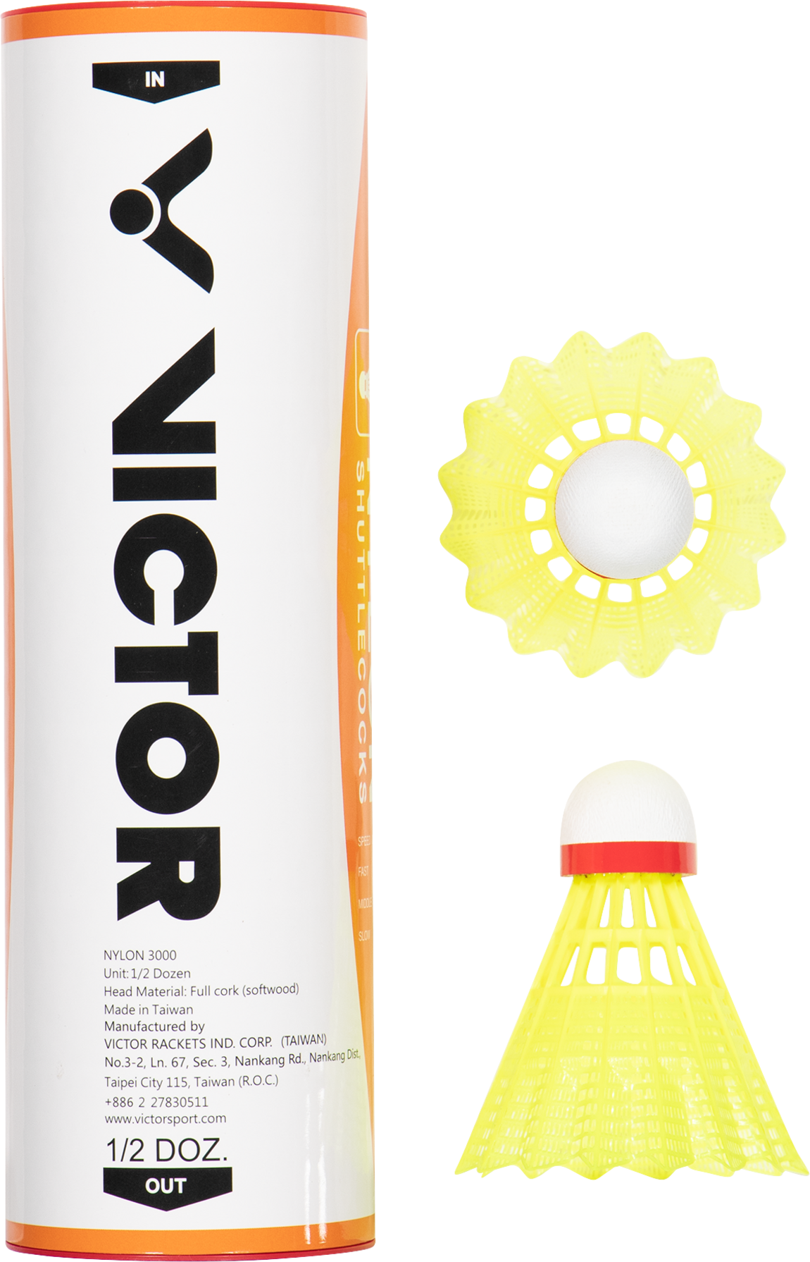 Victor Ns 3000 Yellow, badmintonboll