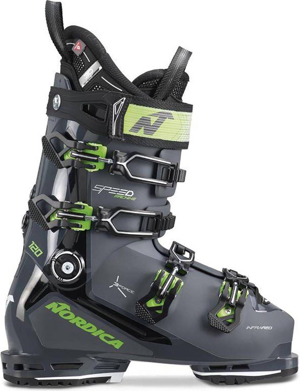 Nordica Speedmachine 3 120 GW - Anthracite/Black/Green