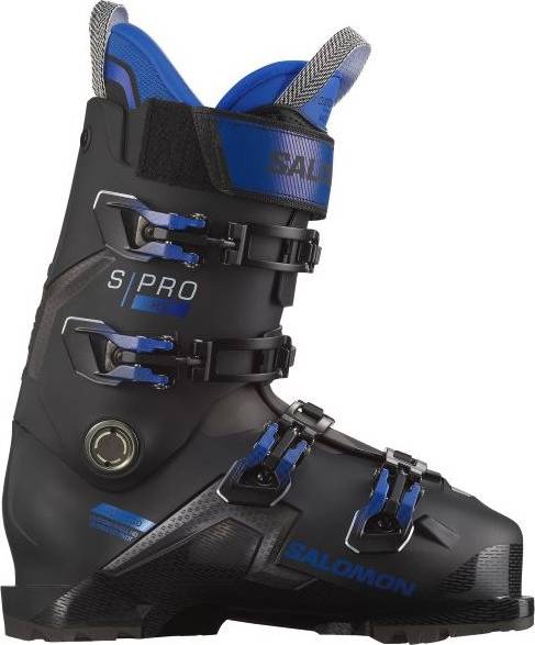 Salomon S/Pro HV 130 Ski Boots 2024 - Black/Blue Metallic/Beluga