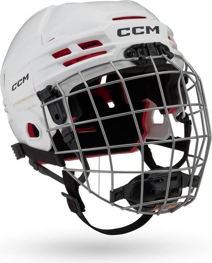 CCM Hockeyhjälm Tacks Combo SR White