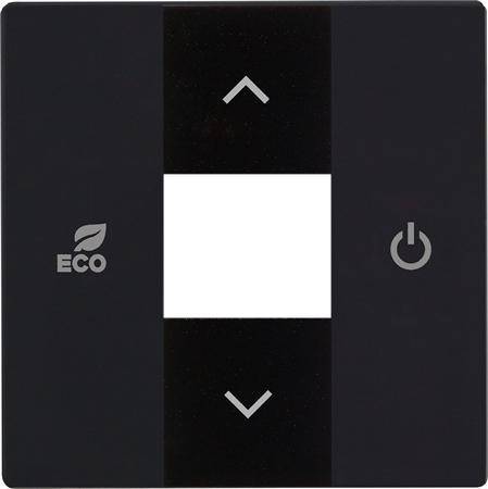 ABB Impressivo 6220-0-0179 Centrumplatta Antracit