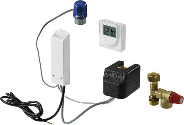 Uponor Reglerset Med Elpatron Push-12