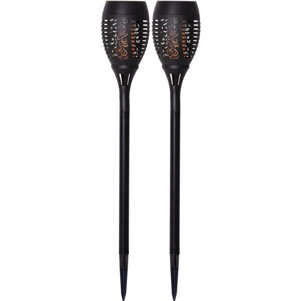 Star Trading Solar Torch Flame Markbelysning 50cm 2st