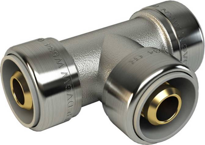 LK Systems PushFit AX T-koppling AX20 x AX16 x AX20
