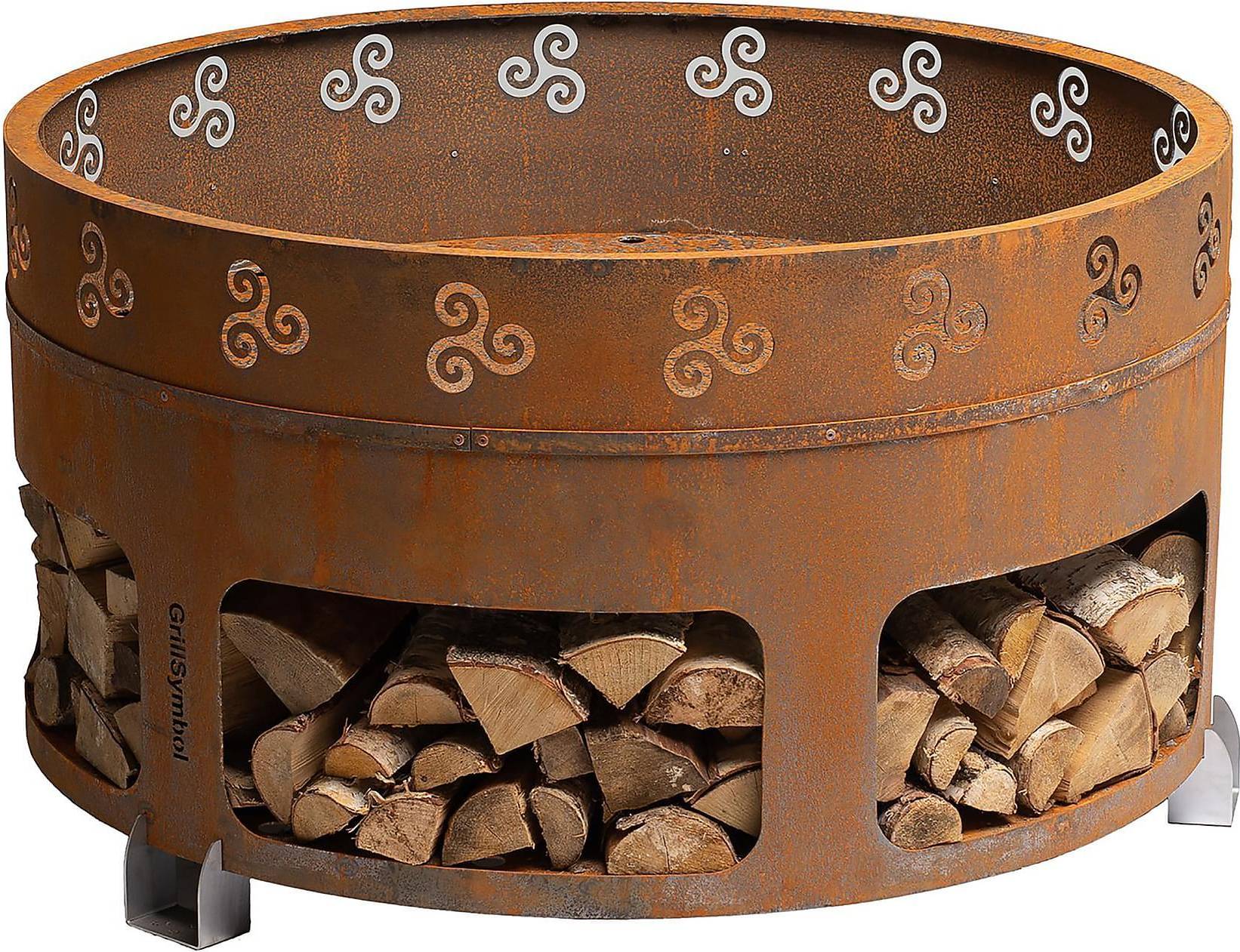 GrillSymbol Eldstad Utomhus Antigo