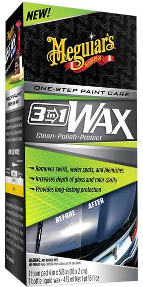 Meguiars 3-In-1 Wax G191016 0.47L